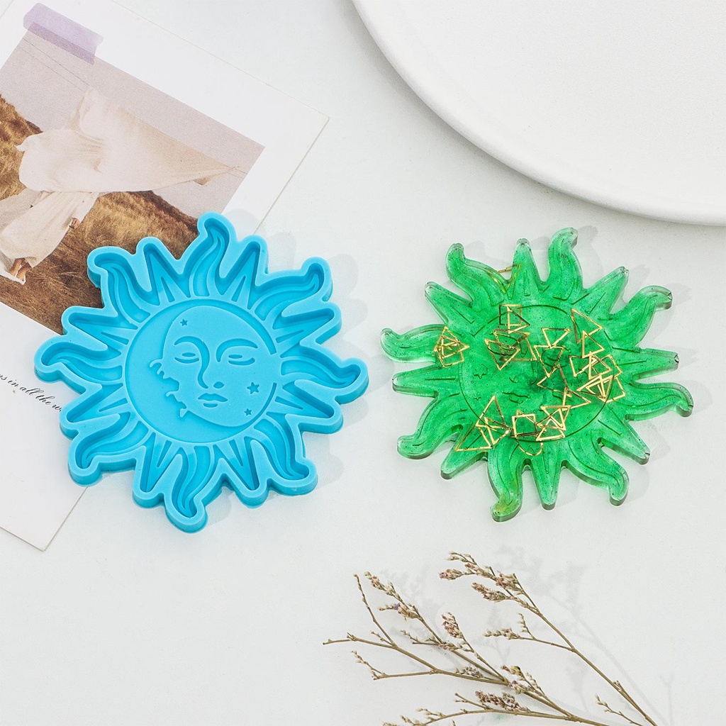 Shoukey Sun Moon Coaster Giải Trí Thủ Công|Đế Lót Ly Thiết Kế Đơn Giản Tiện Dụng