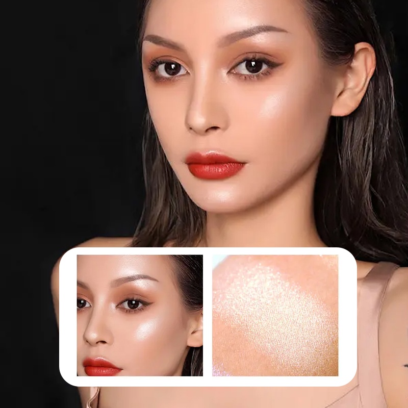 Phấn mắt SUAKE 3 màu tùy chọn lấp lánh trang điểm chuyên nghiệp