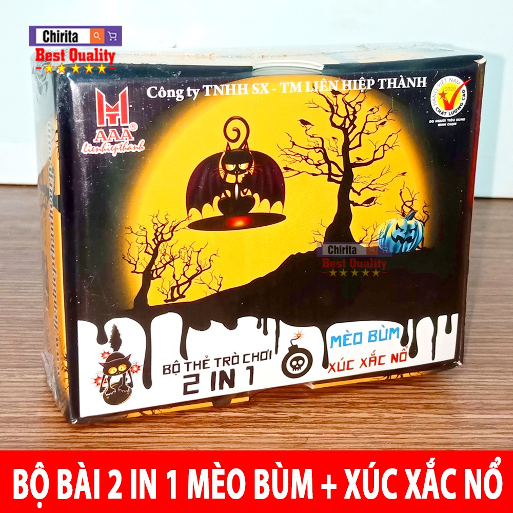 Bộ Thẻ Trò Chơi 2 IN 1 - Mèo Bùm + Xúc Xắc Nổ - LIÊN HIỆP THÀNH