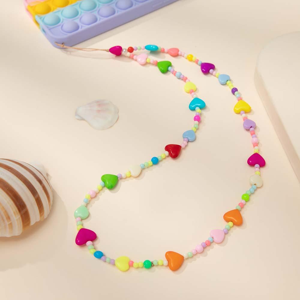 Dây Đeo Cổ Gắn Điện Thoại Di Động Chống Thất Lạc Hình Ngôi Sao / Trái Tim Nhiều Màu Sắc