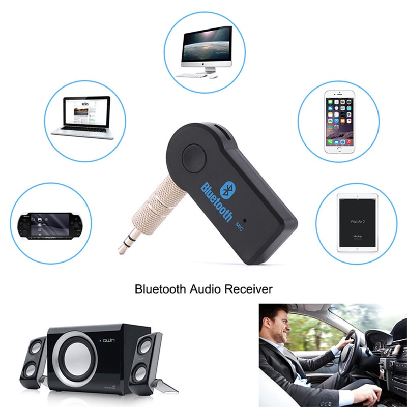Thiết bị nhận tín hiệu âm thanh Bluetooth mp3 đầu cắm 3.5mm cho xe hơi