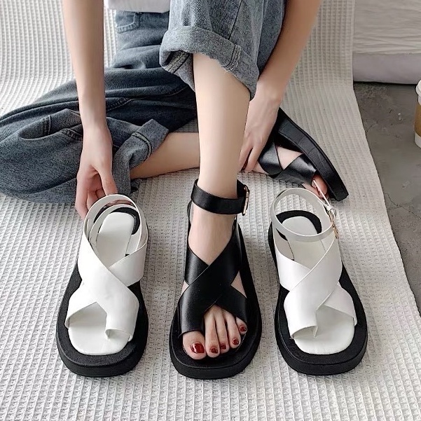 Dép sandall đế xuồng quai gài - V94