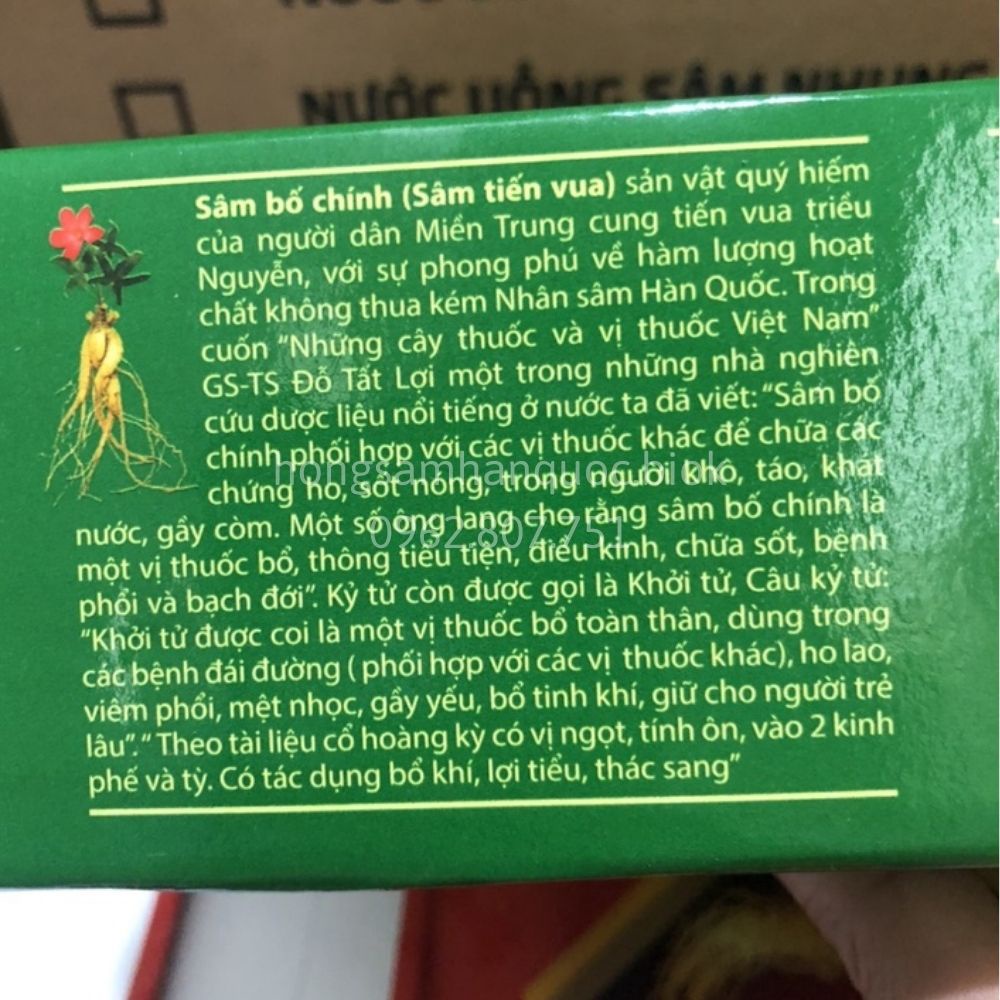 Nước uống sâm Bố Chính tăng cường sức khỏe BIOK 30 gói 70ml, Tinh chất sâm bồi bổ khí huyết, Hộp quà biếu người lớn tuổi