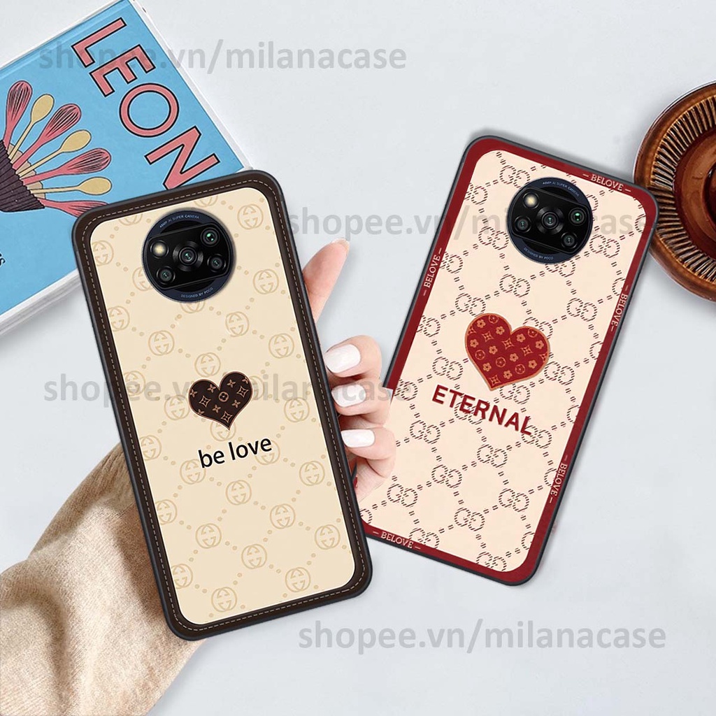 Ốp Xiaomi Poco X3 / Poco X3 Pro hình trái tim be love tình yêu siêu đẹp, cá tính, thời trang