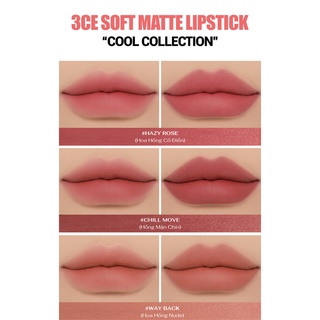 Son Thỏi 3..C.E Soft Matte Lipstick Warm & Cold Edition