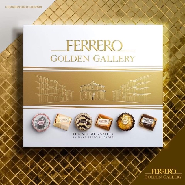 Socola Ferrero Golden Gallery 42 v - Xách Mỹ có BILL