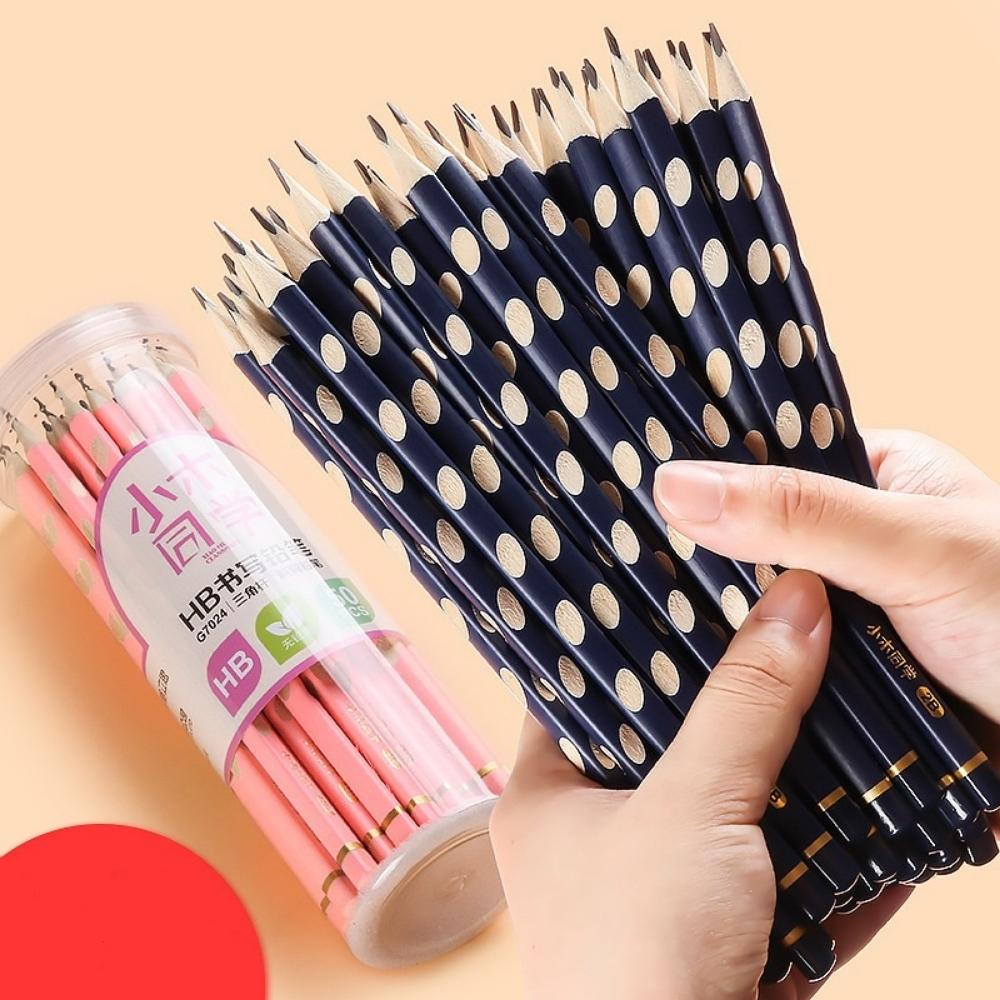 Bút chì 2B dạng khoét ô Pison giúp định hình chuẩn tư thế cầm bút cho bé