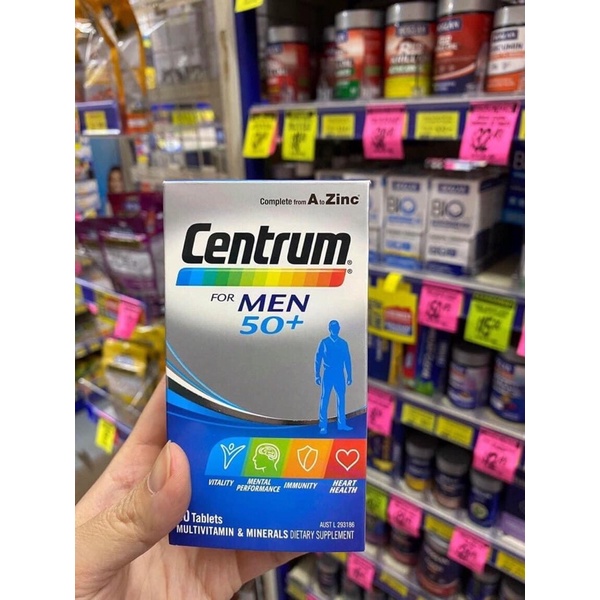 Vitamin tổng hợp Centrum for men 50+