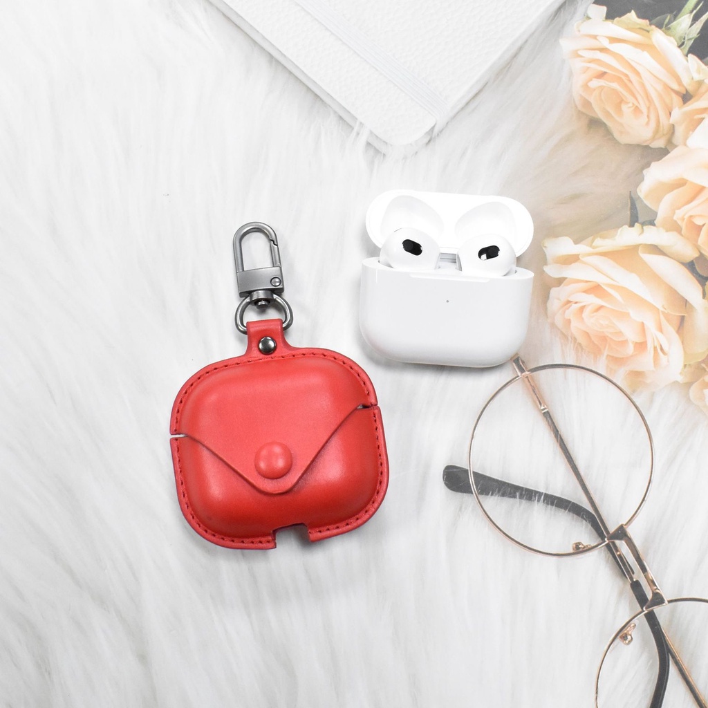 Vỏ Bao Đựng Da Mềm Case Airpods 1 / 2 / Pro Bảo Vệ Hộp Sạc Tai Nghe