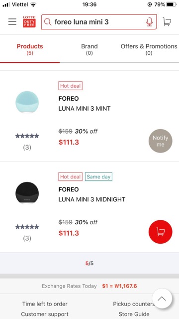 Máy rửa mặt Foreo luna mini 3 | BigBuy360 - bigbuy360.vn