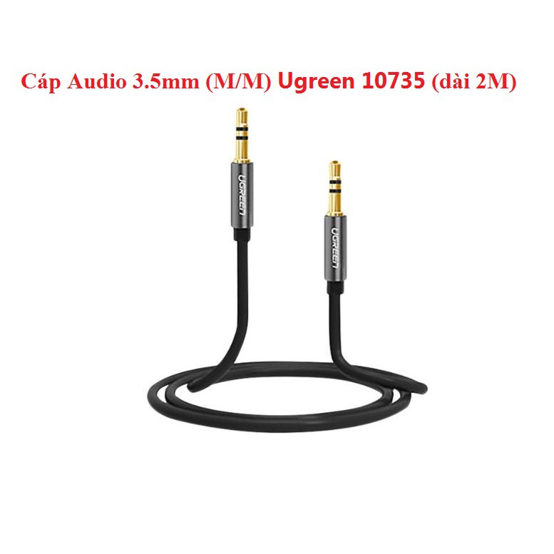 Cáp Audio 3.5mm (M/M) Ugreen 10735 dài 2M