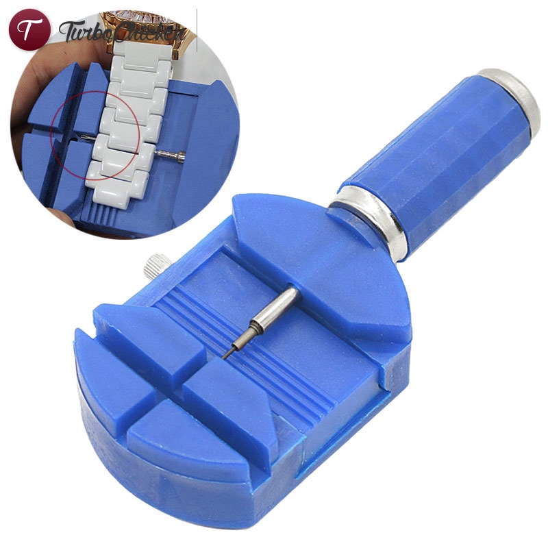 ☞Đồng hồ đeo tay☜ Wrist Bracelet Watch Band Link Slit Strap Remover Adjuster + 5 Pins Repair Tools