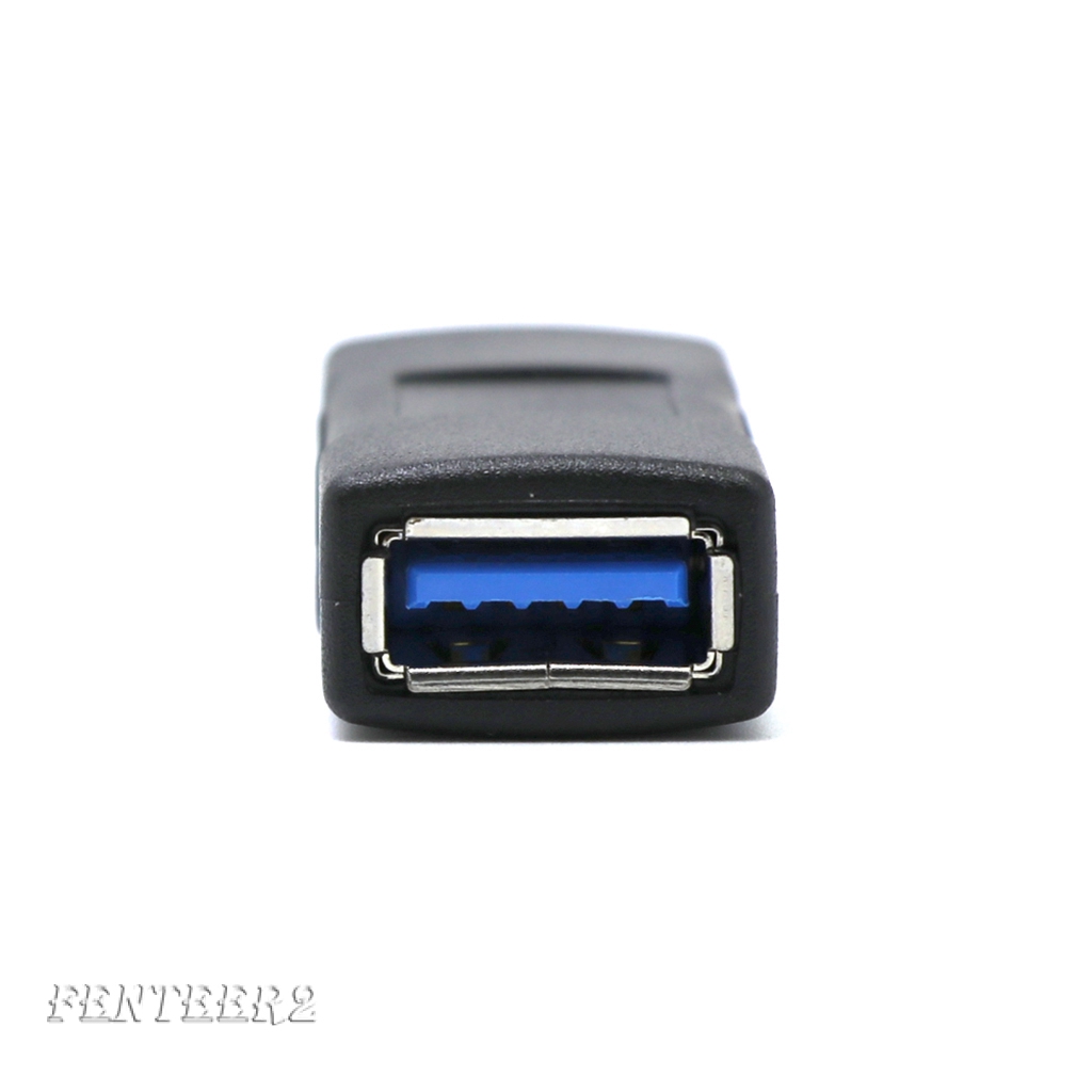 USB 3.0 SuperSpeed Female to Female Converter Adapter Connector Joiner Black