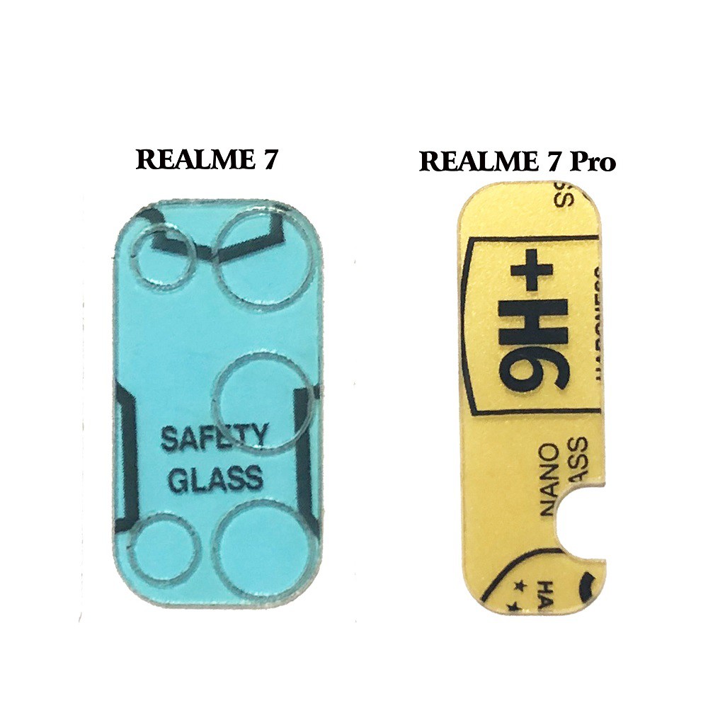 Kính cường lực Camera Realme 7 7 Pro-Trong suốt-Độ cứng 9H