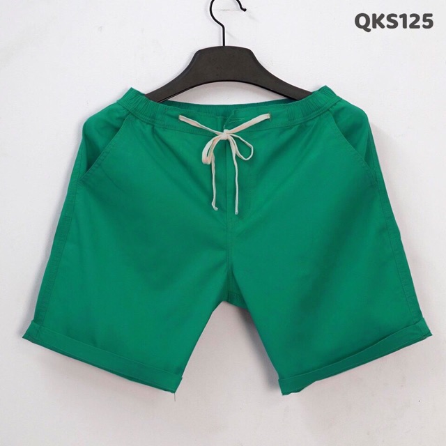 Quần Short Nam Kaki Thun Co Giãn , Form Chuẩn, Dáng Thể Thao - QS1001