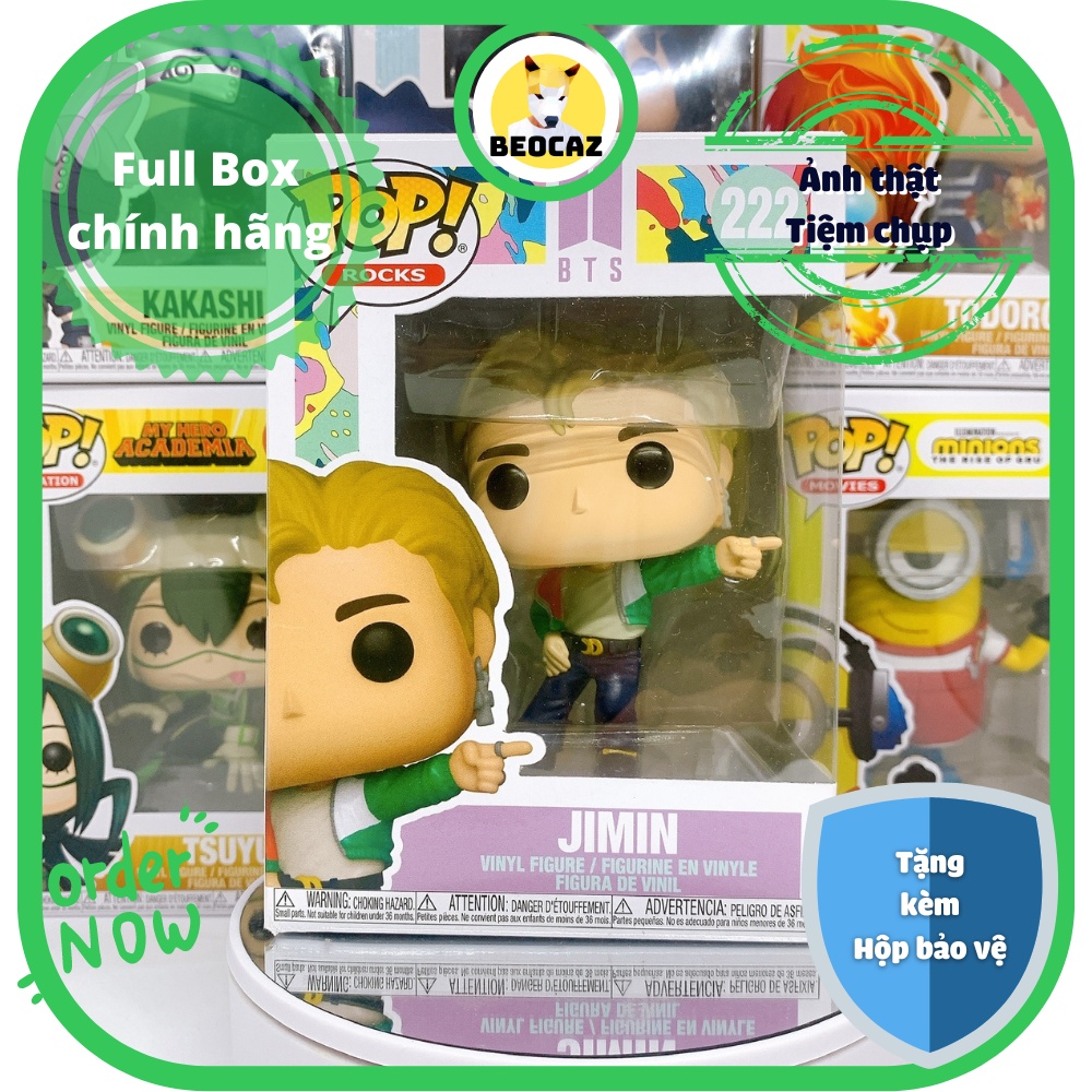 Funko Pop BTS Chính Hãng Jimin thần tượng Kpop Chimmy Bangtan Boys Tiệm Đồ chơi Beocaz quà tặng dễ thương