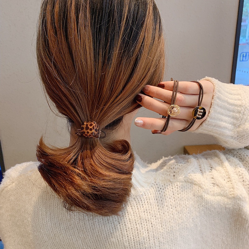 Dây Buộc Tóc Cao Su Phong Cách Xiaoxiang Đơn Giản Thời Trang Hàn Quốc