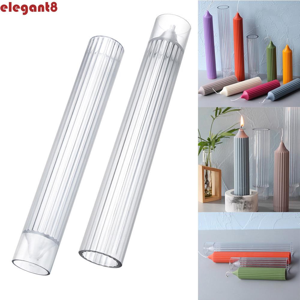 Khuôn Làm Nến Handmade Hình Trụ Dài Thanh Lịch Cho Tiệc Tùng