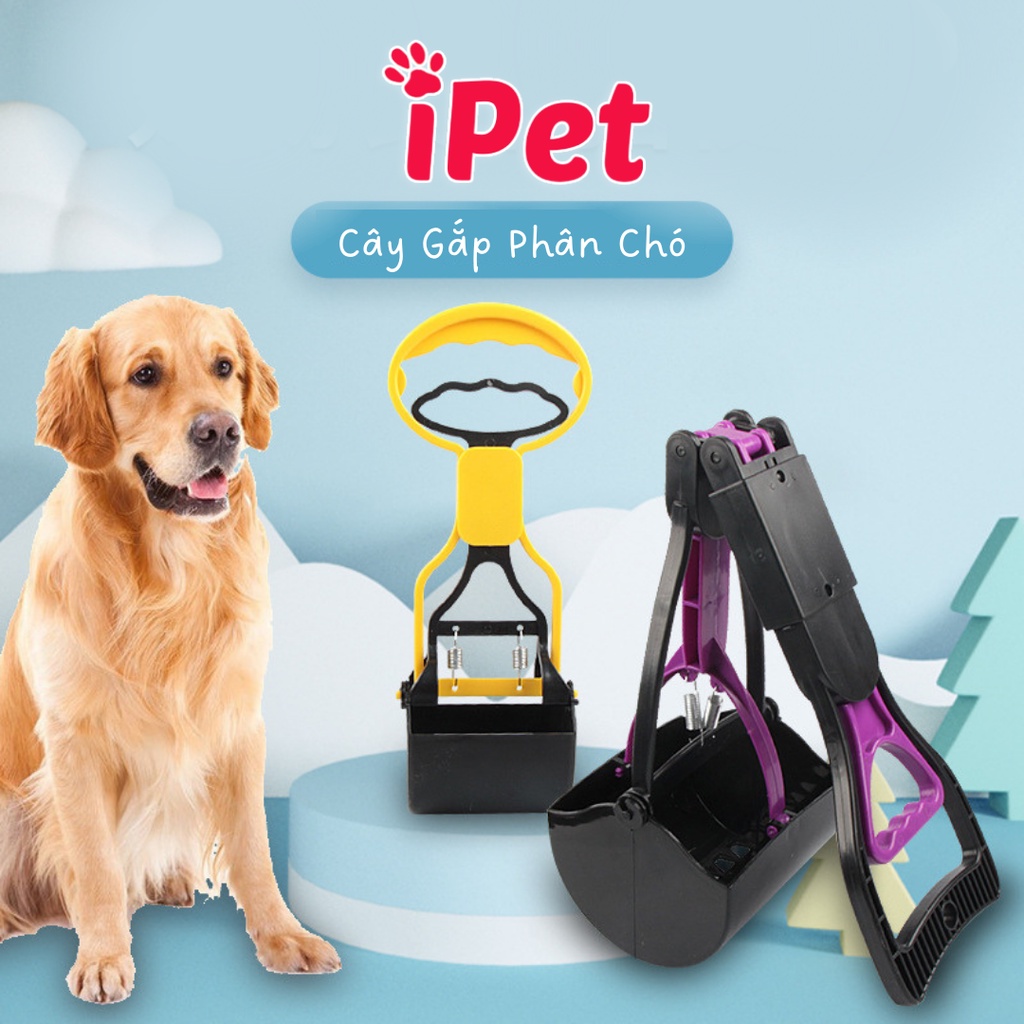 Dụng Cụ Gắp Phân Chó Mèo Tay Kẹp - Phụ Kiện Thú Cưng - iPet Shop