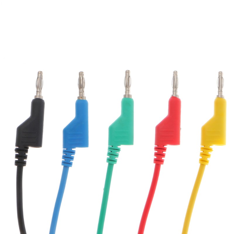 Set 5 dây cáp bắp chuối 4mm cho đồng hồ vạn năng