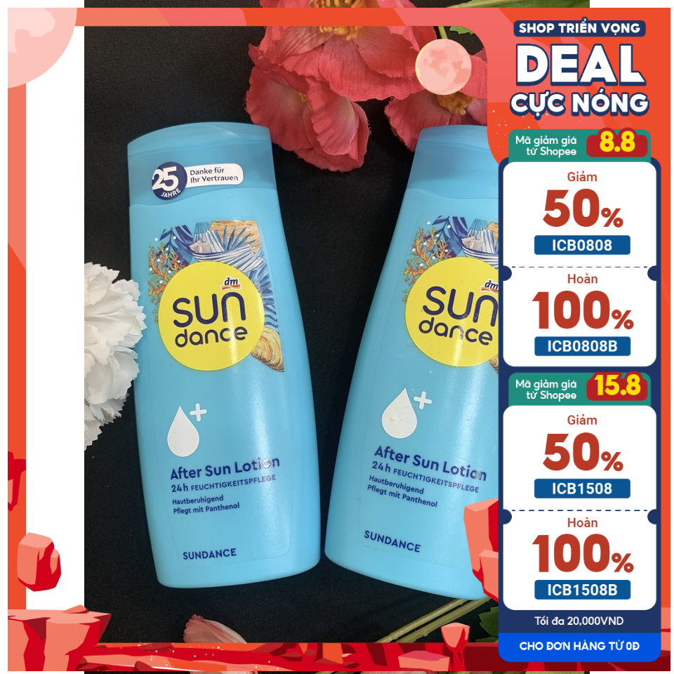 KEM NHẢ NẮNG - SUNDANCE AFTER SUN LOTION - Hàng Đức- chai 200ml