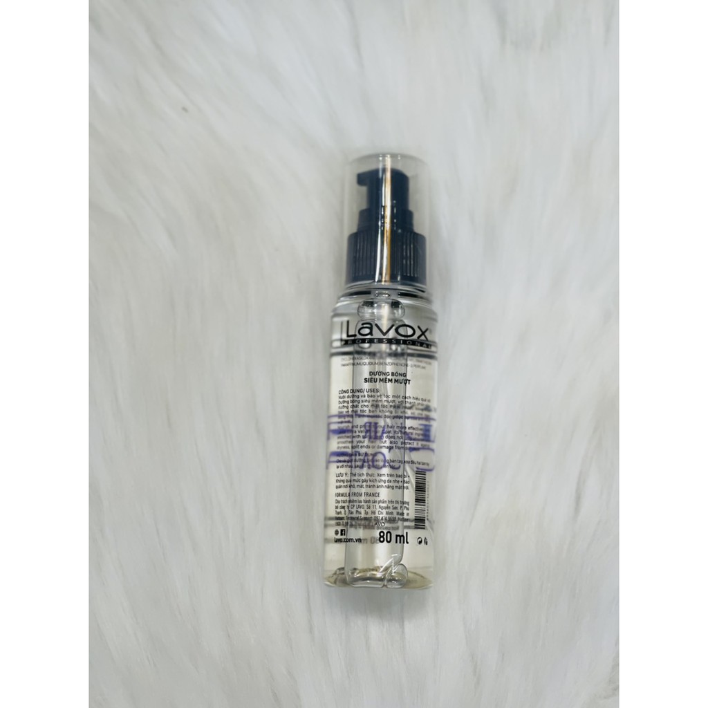 Tinh Dầu dưỡng bóng tóc Siêu mềm mượt thương hiệu chuyên nghiệp Lavox 80ml - Hair Coat