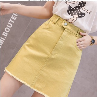 Chân Váy Cạp Cao Tua Gấu_V6