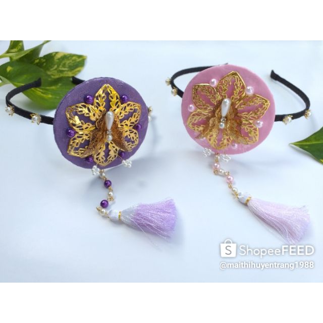 Cài tóc Hanbok Hoa Bướm Cao Cấp