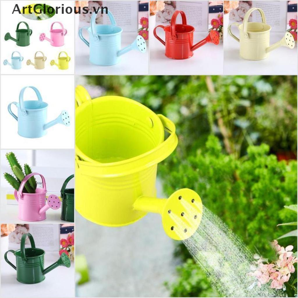 1 Bình Tưới Cây Mini Bằng Kim Loại Phong Cách Vintage
