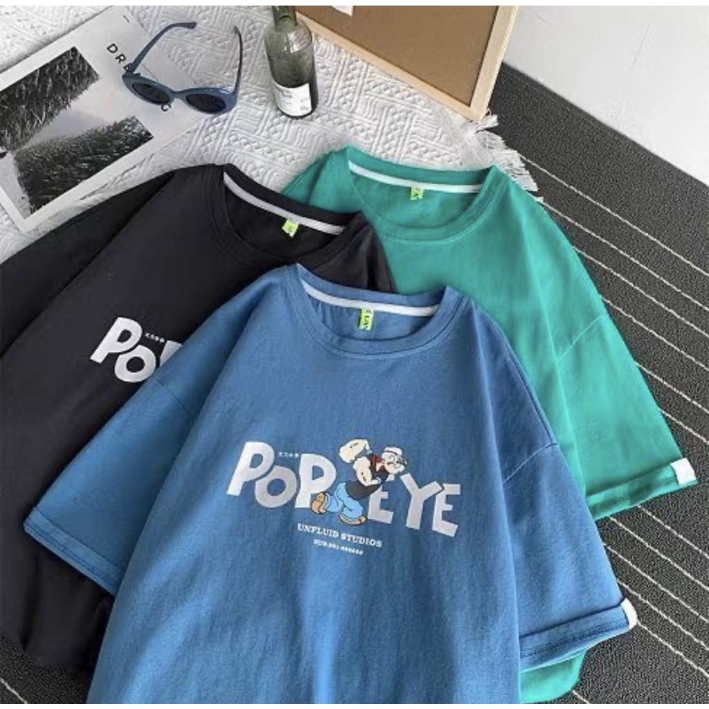 Áo Thun Tay Lỡ  Nam Nữ, Áo Phông Unisex in Doremon đáng yêu