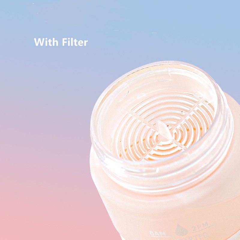 Bình Nước Thể Thao Bằng Nhựa 600ml/800ml Có Thể Thay Đổi Màu Sắc