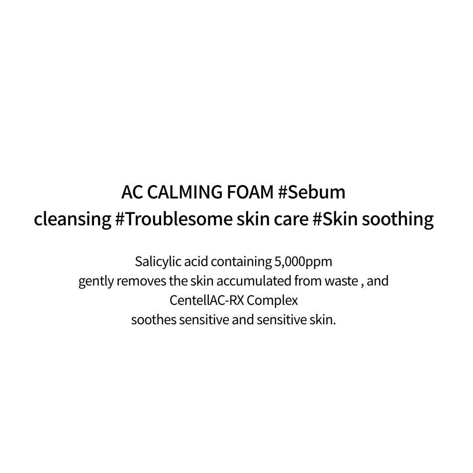 [Mã COS1904 giảm 8% đơn 300K] MBC Sữa Rửa Mặt cho da dầu, mụn, nhạy cảm Cosrx AC Collection Calming Foam Cleanser | BigBuy360 - bigbuy360.vn