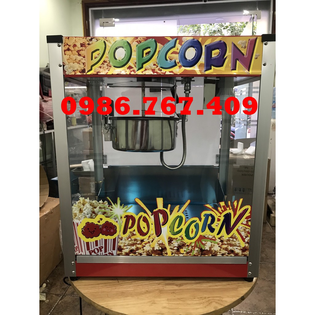 Máy nổ ngô popcorn bắp rang bơ siêu tiện lợi bán cổng trường học