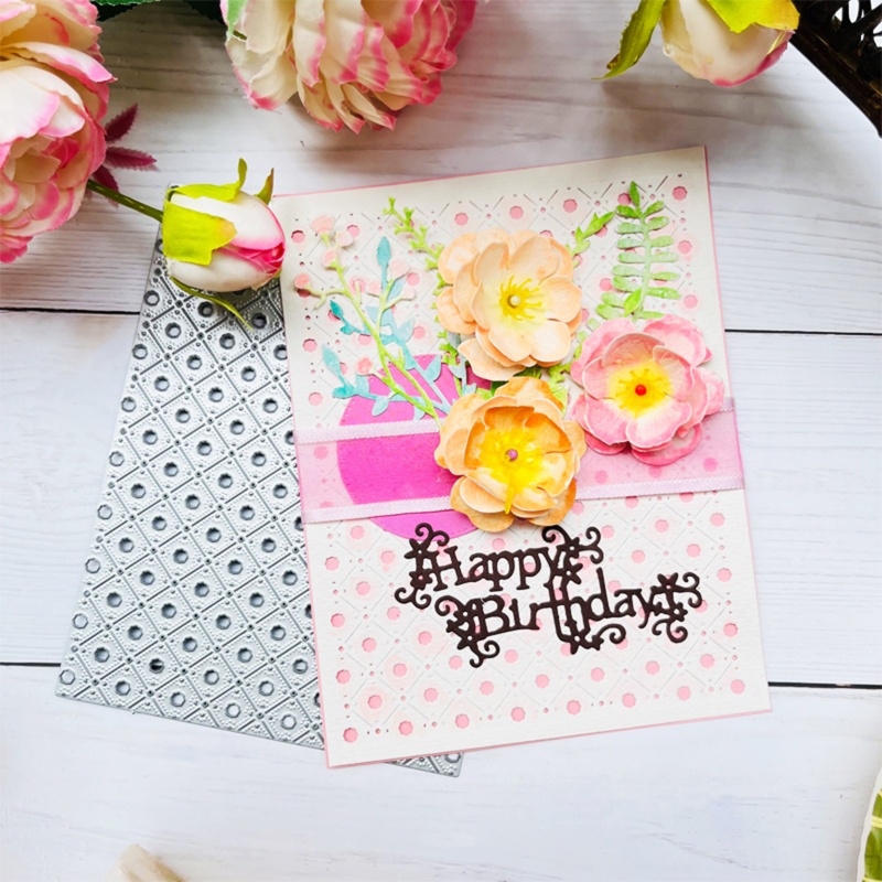 Khuôn Cắt Giấy Kim Loại Hình Hoa Xinh Xắn