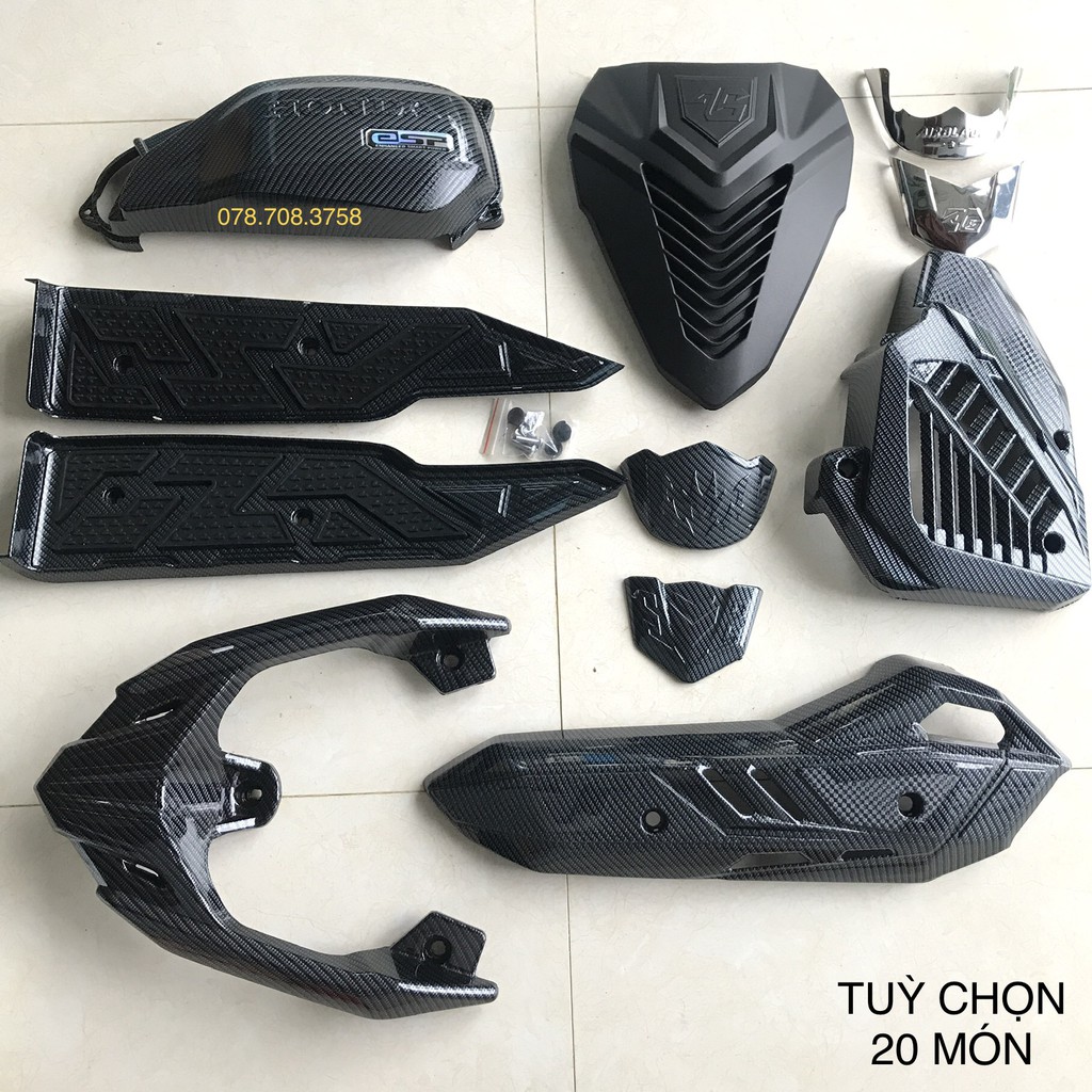 ốp xe AIR BLADE 2020 carbon ARTISTAR