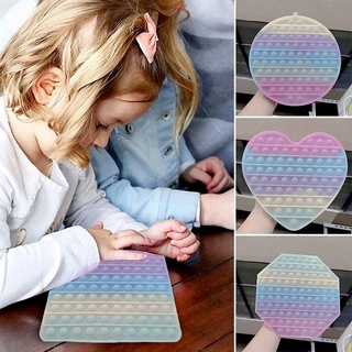 20cm POP IT Large size bubble squeezing toy that changes colors to help relieve stress