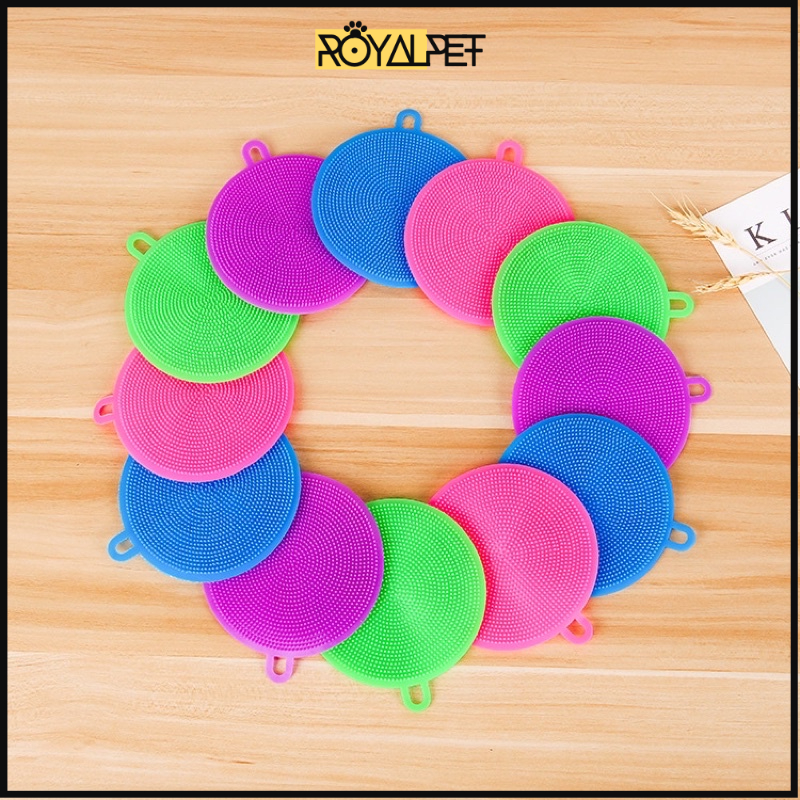 (E012) Lược Mát Xa Tắm Chó Mèo Silicon