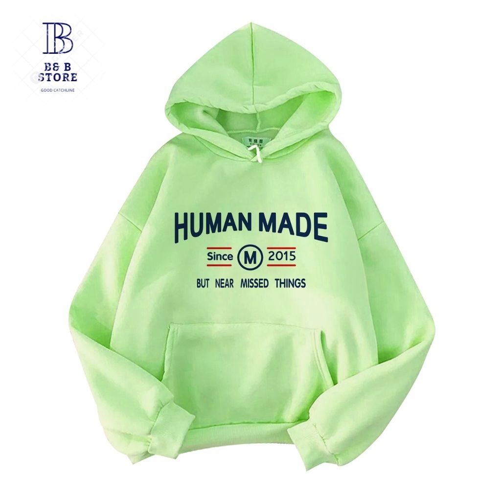 ÁO HOODIE IN HUMAN MADE FORM NAM NỮ NHIỀU MÀU ĐỦ SIZE