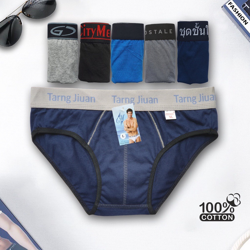 Quần Lót Nam Cao Cấp Nhiều Lưng Ngẫu Nhiên - Quần Sịp Nam Chất Coton Thoáng Mát, Quần Xì Màu Sắc Nam Tính