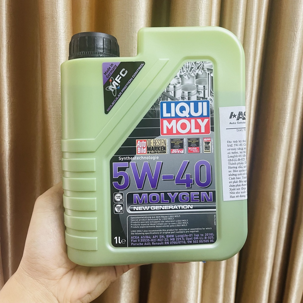 Dầu nhớt Tổng Hợp Xe Tay Ga LIQUI MOLY MOLYGEN 5W40 - CHÍNH HÃNG LIQUI MOLY