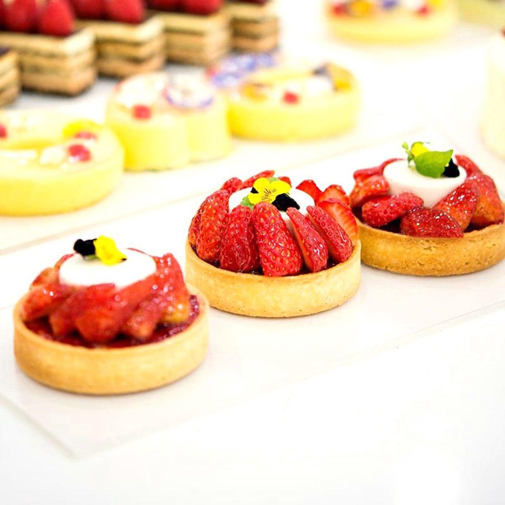 AUGUSTINA Khuôn Làm Bánh Tart Tart Tráng Miệng Thiết Kế Nhỏ Gọn Tiện Dụng