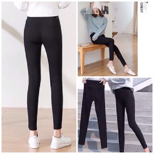 Quần legging CHIPXINHXK chất mềm mịn, đanh, co giãn _ CH002