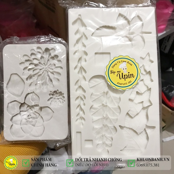 Khuôn Silicon sen đất/sen đá chuỗi ngọc