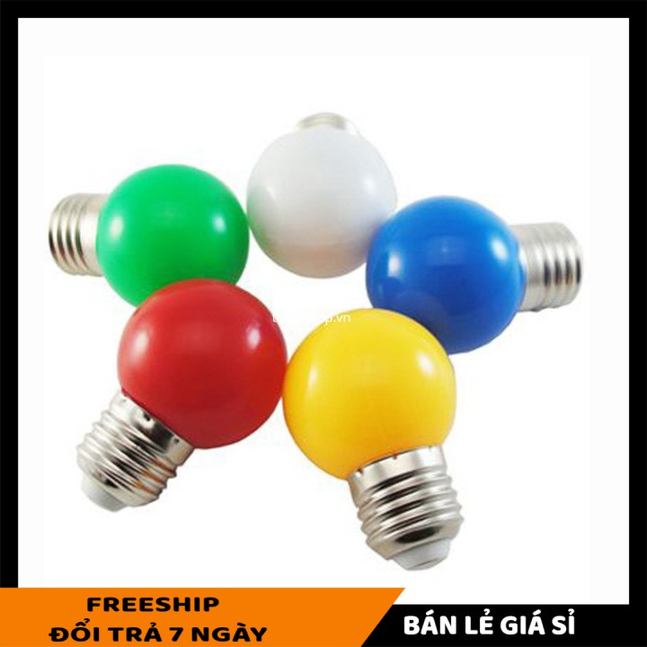 Thiết bị chiếu sáng 🎉SALE ️🎉 Bóng đèn led tròn G45 nhiều màu, chống nước, tiết kiệm điện 9134
