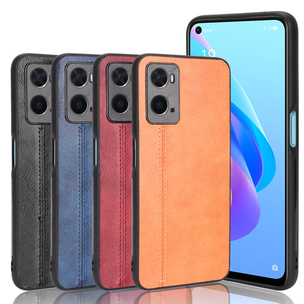 Ốp Điện Thoại Da Đơn Giản Cho OPPO A16 A15s A15 A12 A9 A5 A96 A76 A36 A92 A72 A52 A74 A54 A55 A95 A31 A12e A5s A7 A3s