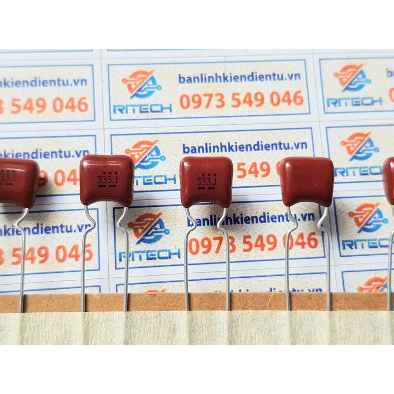 [Combo 20 chiếc] Tụ điện 333J 33nF 7mm