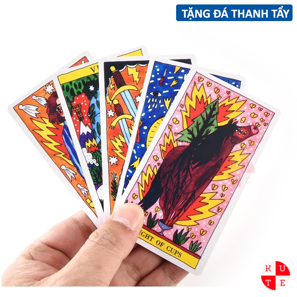 Bài Tarot Del Fuego 78 Lá Bài Tặng Đá Thanh Tẩy C27