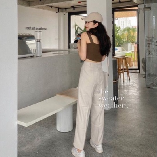 Áo hai dây bản to LOZADO có mút ngực dày dặn cao cấp - A630