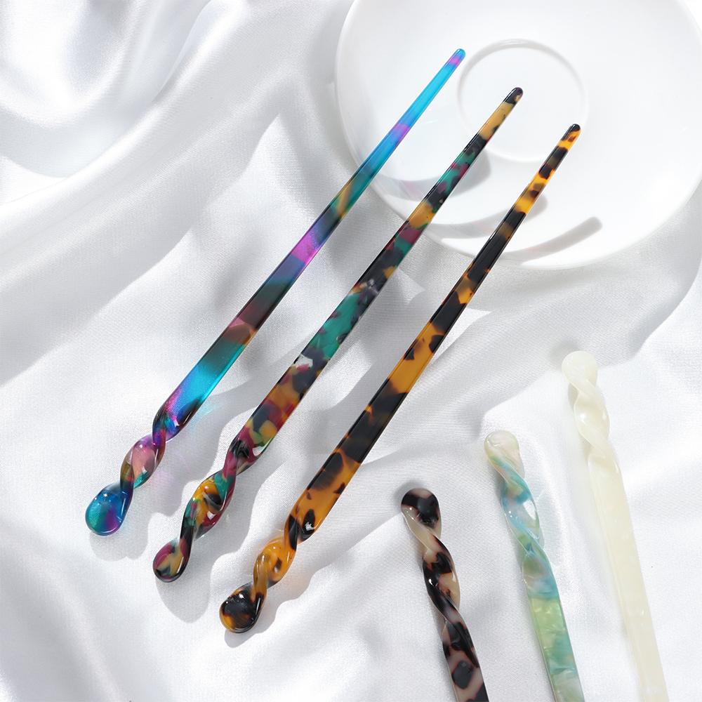 Kẹp Tóc Acetate Thiết Kế Tinh Tế Thời Trang Cho Nữ