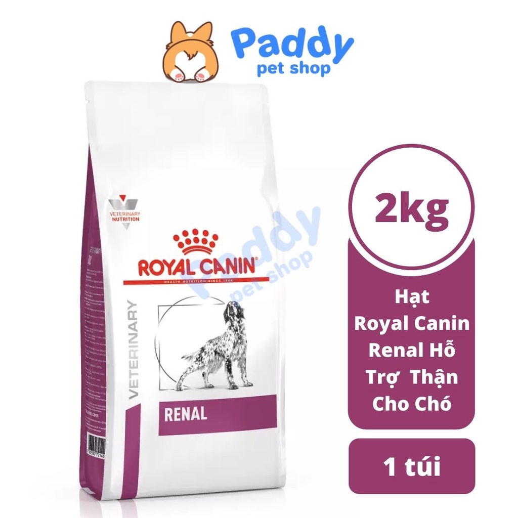 [2kg] Hạt Royal Canin Renal Dog Hỗ Trợ Chức Năng Thận Cho Chó